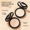Tianwei Cross-border OK English Version Matte, Fine, smooth, clear, natural, long-lasting, setting and concealer powder compact details Picture